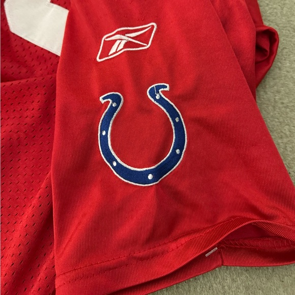 NFL Team Apparel Peyton Manning Indianapolis Colts Red Jersey Size 48 - Picture 8 of 9